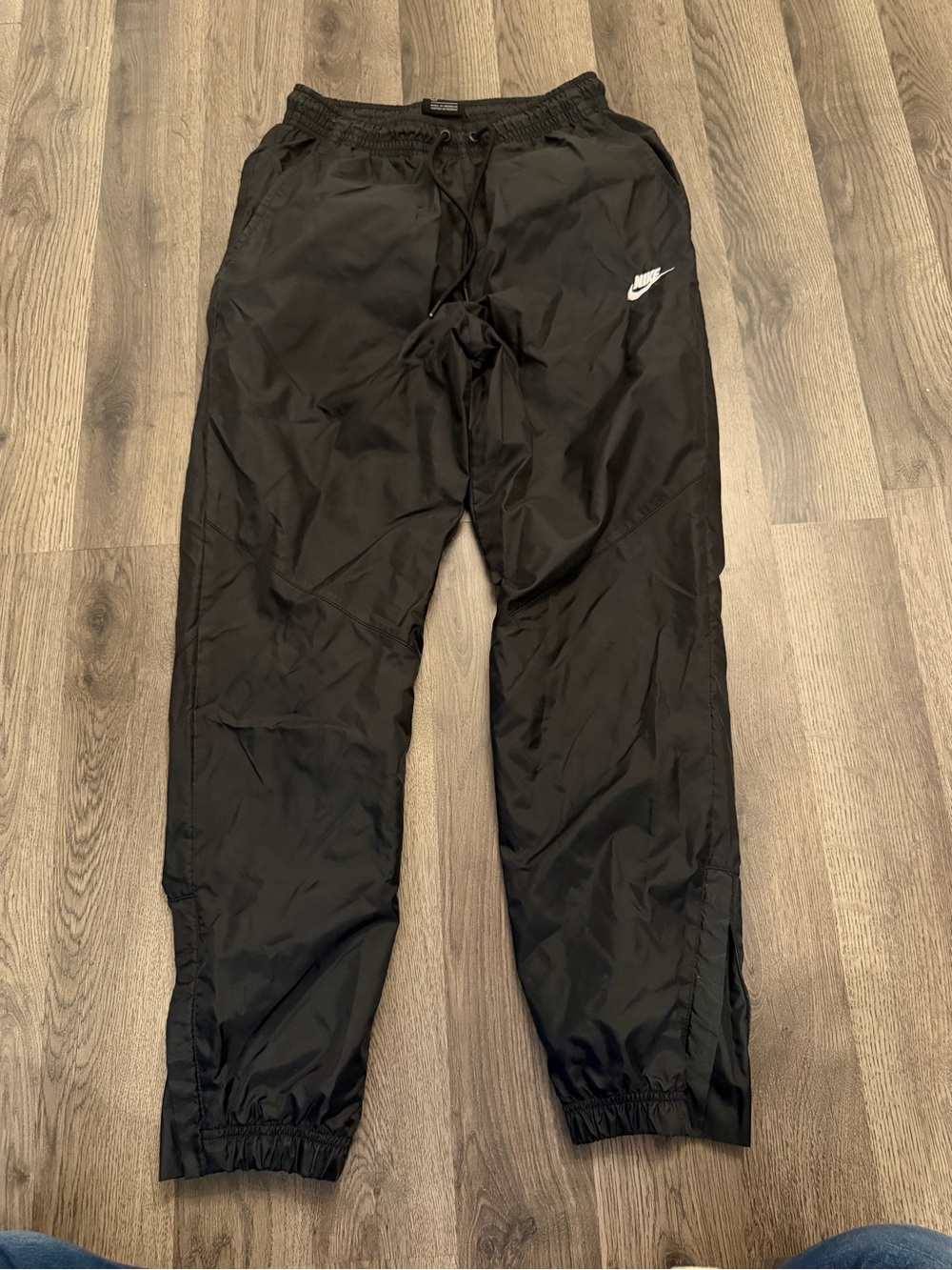Nike Sportswear Windrunner Woven Lined Track Pants Black Windbreaker Joggers
